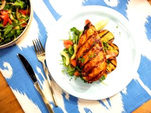 1 serving Peach BBQ Chicken Breast