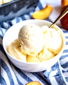 1 Serving Peach Ice Cream