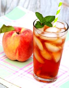 1 Serving Peach Ice Tea - Medium
