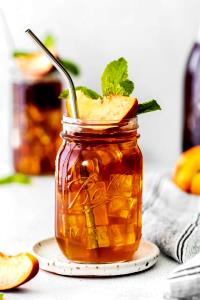 1 Serving Peach Iced Tea - Medium