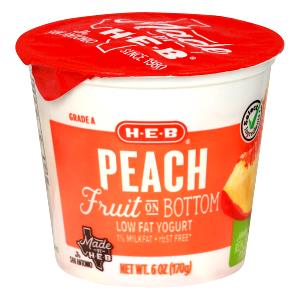 1 Serving Peach Low Fat Fruit Yogurt