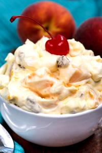 1 Serving Peach Pizazz With Whip - 12 Oz.
