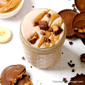 1 Serving Peanut Butter Cup W/ Turbinado Smoothie