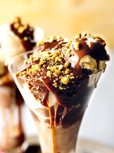 1 Serving Peanut Butter Fudge Sundae
