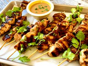 1 serving Peanut Skewers