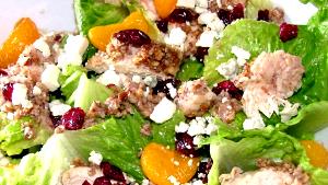 1 serving Pecan-Crusted Chicken Salad (Half)