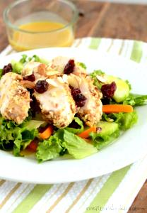 1 serving Pecan-Crusted Chicken Salad without Dressing (Regular)