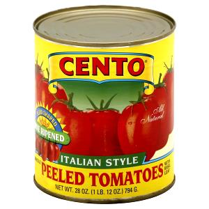 1 Serving Peeled Tomatoes With Basil