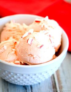 1 Serving Peppermint Ice Cream - 4 Oz