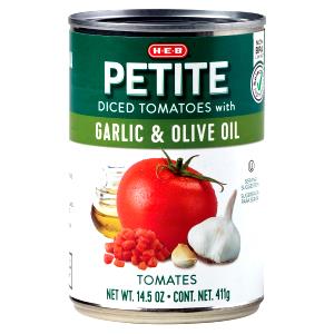 1 Serving Petite Diced Tomatoes With Garlic And Olive Oil