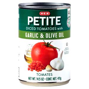 1 Serving Petite Diced Tomatoes With Garlic & Olive Oil