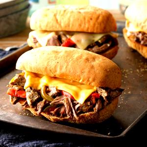 1 Serving Philly Chicken & Cheese W/ M&GP, No Cheese Sub 6 İnch