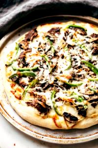 1 Serving Philly Meat İn 2-3 Topping Large Pizza