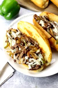 1 Serving Philly Steak & Cheese W/ M&GP Sub 12 İnch