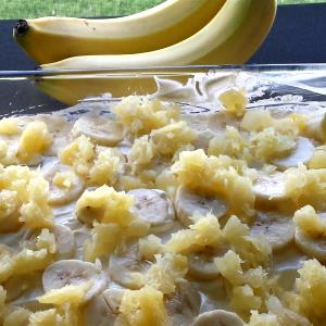 1 Serving Pineapple Delight ( With Banana)