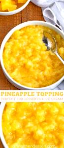 1 Serving Pineapple Topping - Small
