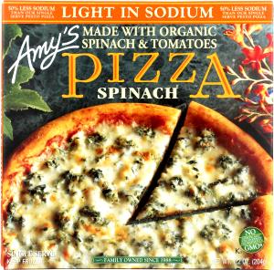 1 Serving Pizza, Single Serve, Spinach, Light İn Sodium