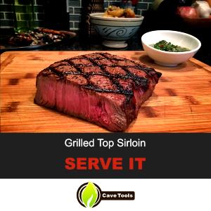 1 serving Plain Grilled Top Sirloin