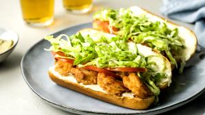 1 Serving Po Boy Sandwich