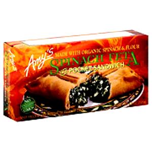 1 Serving Pocket Sandwich, Spinach Feta