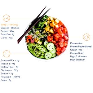 1 serving Poke Bowl