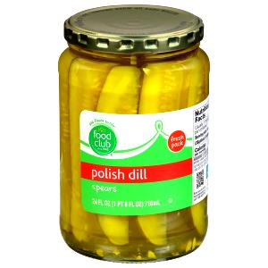 1 Serving Polish Dill Spears