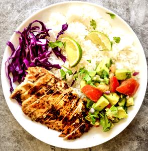 1 Serving Pollo Asada Rice Bowl