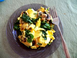 1 Serving Popeye Omelette