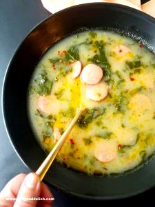 1 Serving Portuguese Kale Soup (Gluten Free) - Medium
