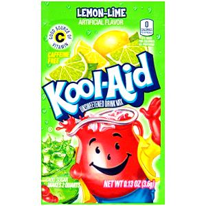 1 Serving Powdered Soft Drink Mix, Lemon-Lime, Unsweetened