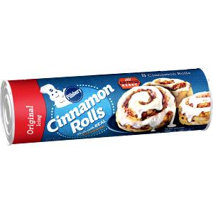 1 Serving Pre-Cut Cinnamon Rolls Layer Pack Cinnamon Roll Doughs