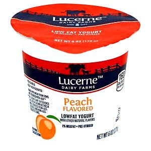 1 Serving Pre Stirred Peach Yogurt