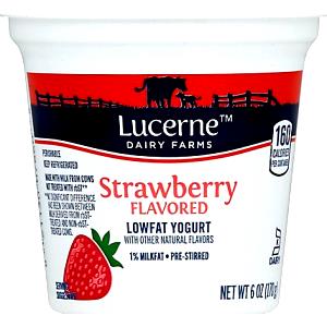 1 Serving Pre Stirred Strawberry Yogurt