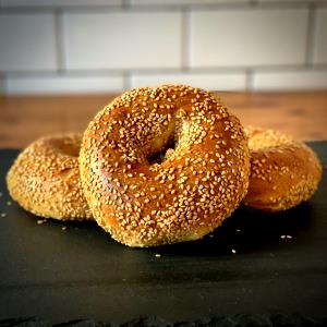1 Serving Premium Sesame Bagels