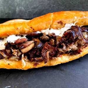 1 Serving Prime Rib Cheesesteak - Regular W/ Cheese & Dressing