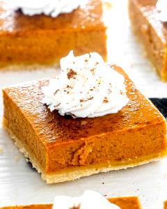 1 Serving Pumpkin Pie Bar