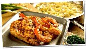 1 serving Queensland Chicken & Shrimp Pasta