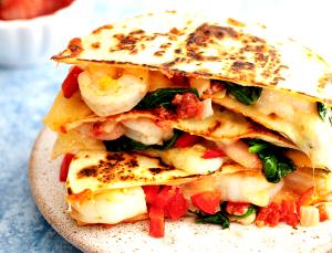 1 Serving Quesadilla Charbroiled Shrimp