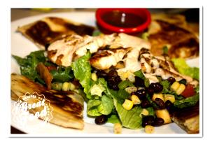 1 serving Quesadilla Explosion Salad with Ranch Drizzle