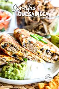 1 Serving Quesadilla Savory Pork Carnitas