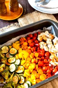 1 Serving Rainbow Chicken