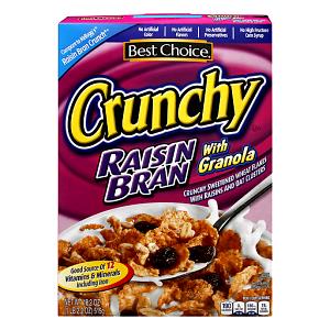 1 Serving Raisin Bran With Granola Cereal