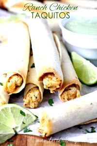 1 Serving Ranchero Chicken Taquitos