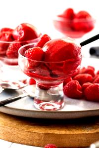 1 Serving Raspberry Sorbet Soft Serve - Extra Large