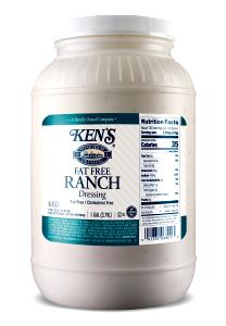 1 Serving Recommended Salad Dressing: Ken