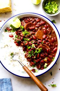 1 Serving Red Beans And Rice Platter