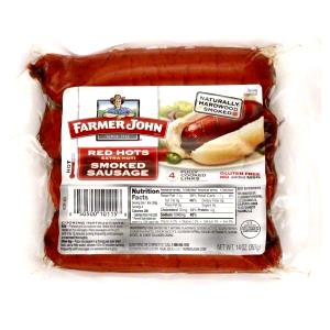 1 Serving Red Hots Extra Hot! Premium Smoked Sausage