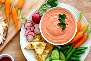1 serving Red Pepper with Herb Greek Yogurt Dip
