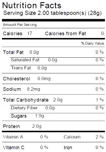 1 Serving Red Wine Vinaigrette, Fat Free