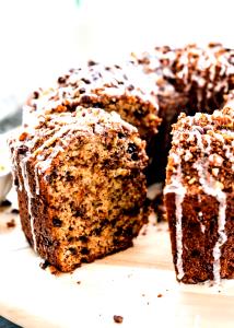 1 Serving Reduced Fat Banana Chocolate Chip Coffee Cake